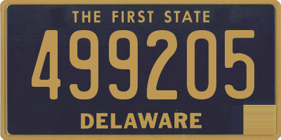 DE license plate 499205