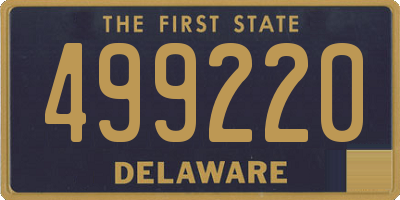 DE license plate 499220