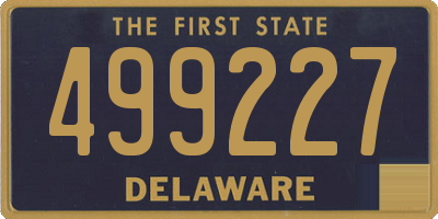 DE license plate 499227