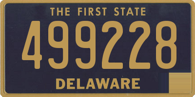 DE license plate 499228
