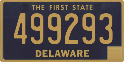 DE license plate 499293