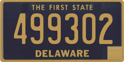 DE license plate 499302