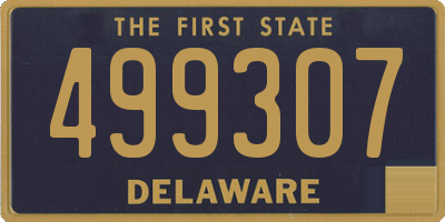 DE license plate 499307