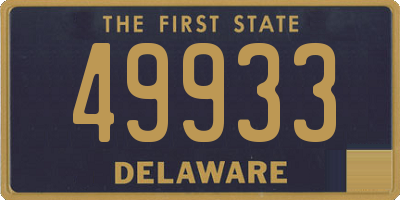 DE license plate 49933