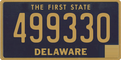 DE license plate 499330