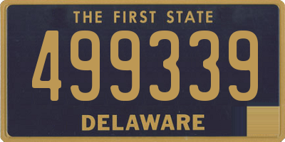 DE license plate 499339