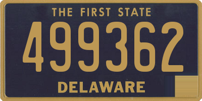 DE license plate 499362