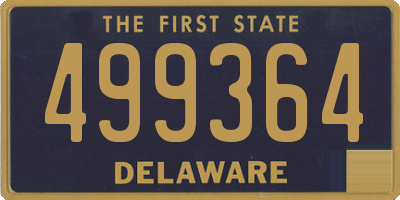 DE license plate 499364