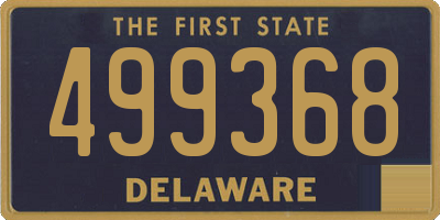 DE license plate 499368