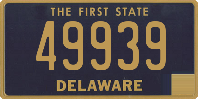 DE license plate 49939