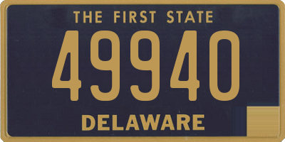 DE license plate 49940