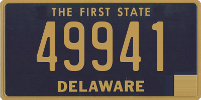 DE license plate 49941