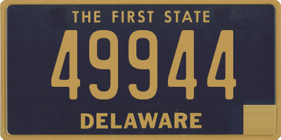 DE license plate 49944