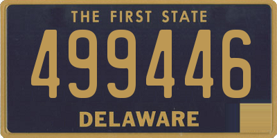 DE license plate 499446