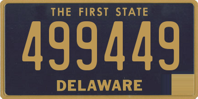 DE license plate 499449