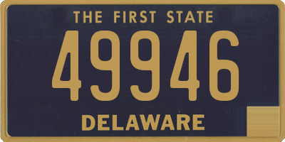 DE license plate 49946