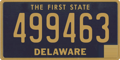 DE license plate 499463