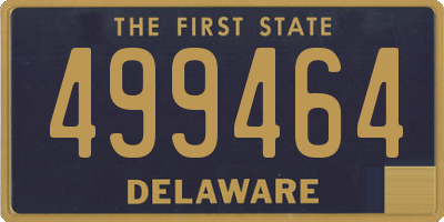 DE license plate 499464