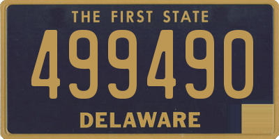 DE license plate 499490