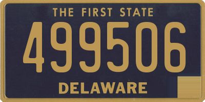 DE license plate 499506