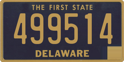 DE license plate 499514