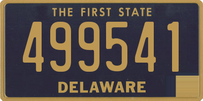 DE license plate 499541