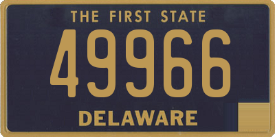 DE license plate 49966