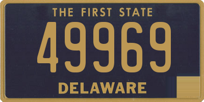 DE license plate 49969