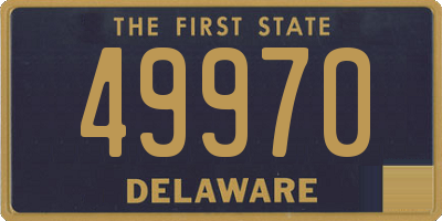 DE license plate 49970