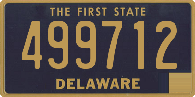 DE license plate 499712