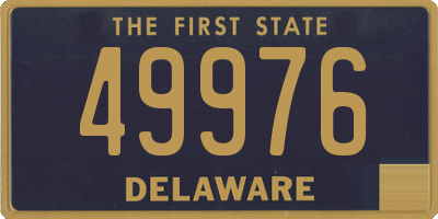 DE license plate 49976