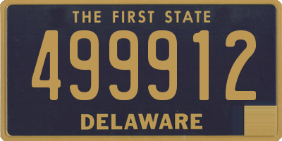 DE license plate 499912