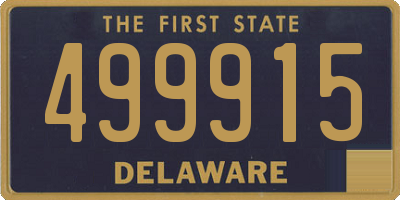 DE license plate 499915