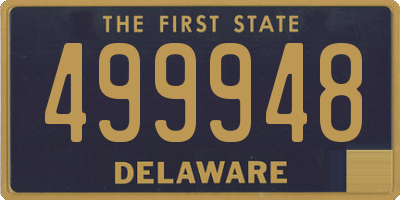DE license plate 499948