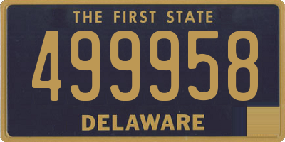 DE license plate 499958