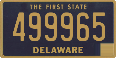 DE license plate 499965