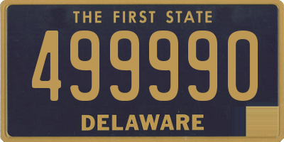 DE license plate 499990