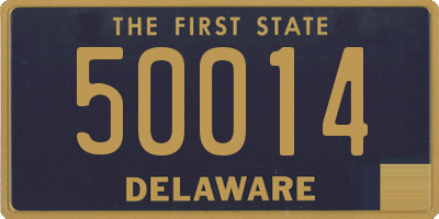 DE license plate 50014