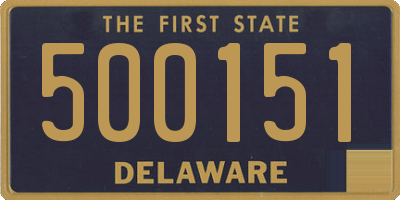 DE license plate 500151