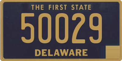 DE license plate 50029