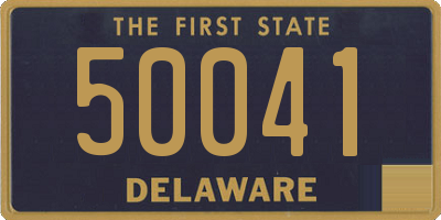 DE license plate 50041