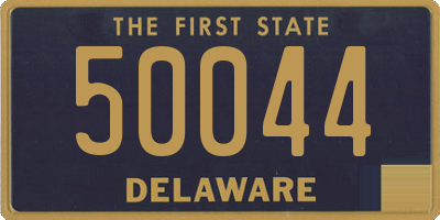 DE license plate 50044