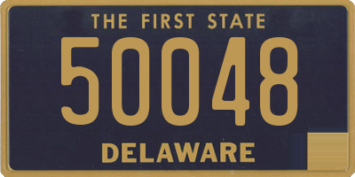 DE license plate 50048