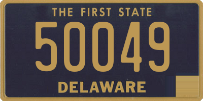 DE license plate 50049