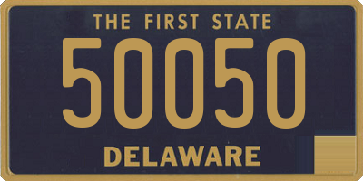 DE license plate 50050