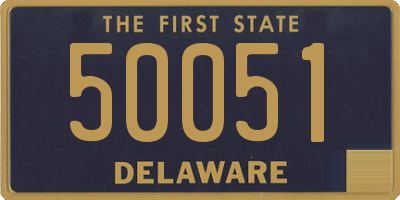 DE license plate 50051