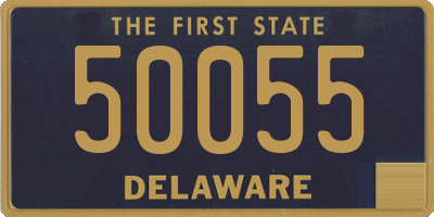 DE license plate 50055