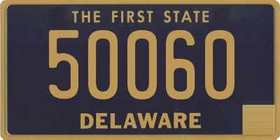 DE license plate 50060