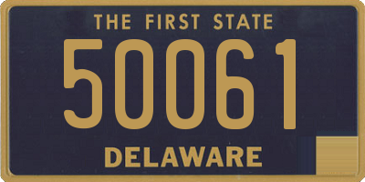 DE license plate 50061