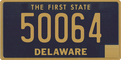 DE license plate 50064